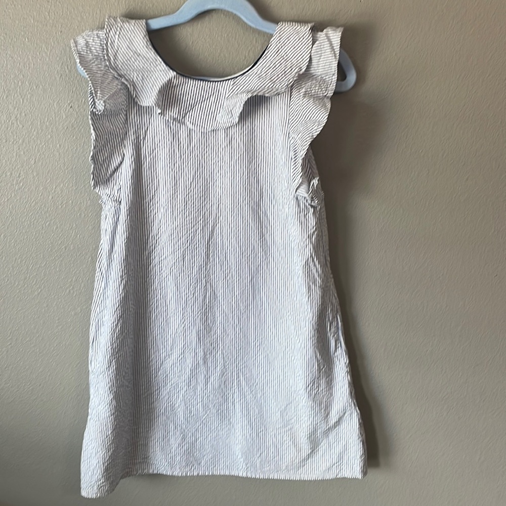 Copper Key blue and white seersucker dress… size small… Excellent Condition!